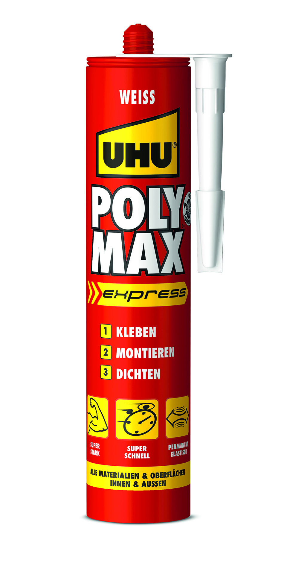 Kg Uhu Poly Max Express Montagekleber Dichtstoff Weiss